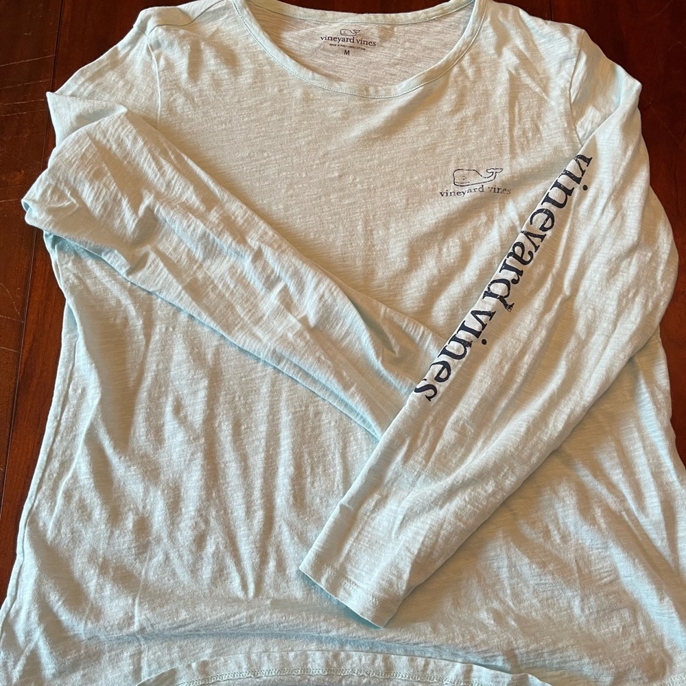 Vineyard Vines Light Mint Green Long Sleeve Shirt